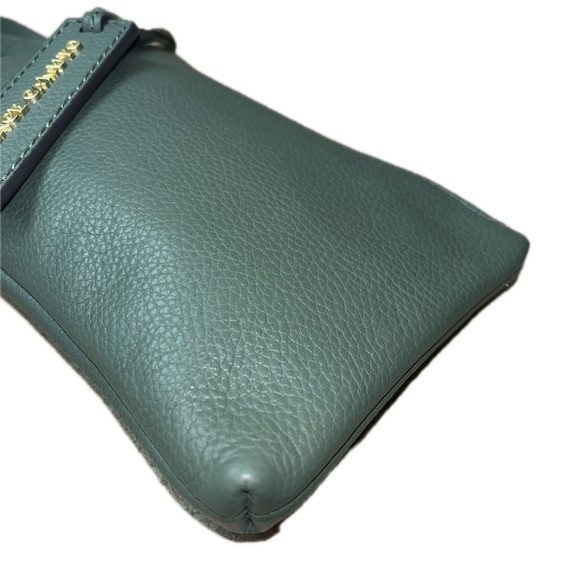 Vince Camuto Green Leather Wristlet - Picture 7 of 13